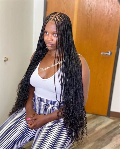 Knotless braids with human hair - Hey there, Looking to perfect your boho goddess box braids? This detailed tutorial is perfect for beginners who want to learn the art of braiding with human ...